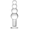 Glass Anal Beads Clear